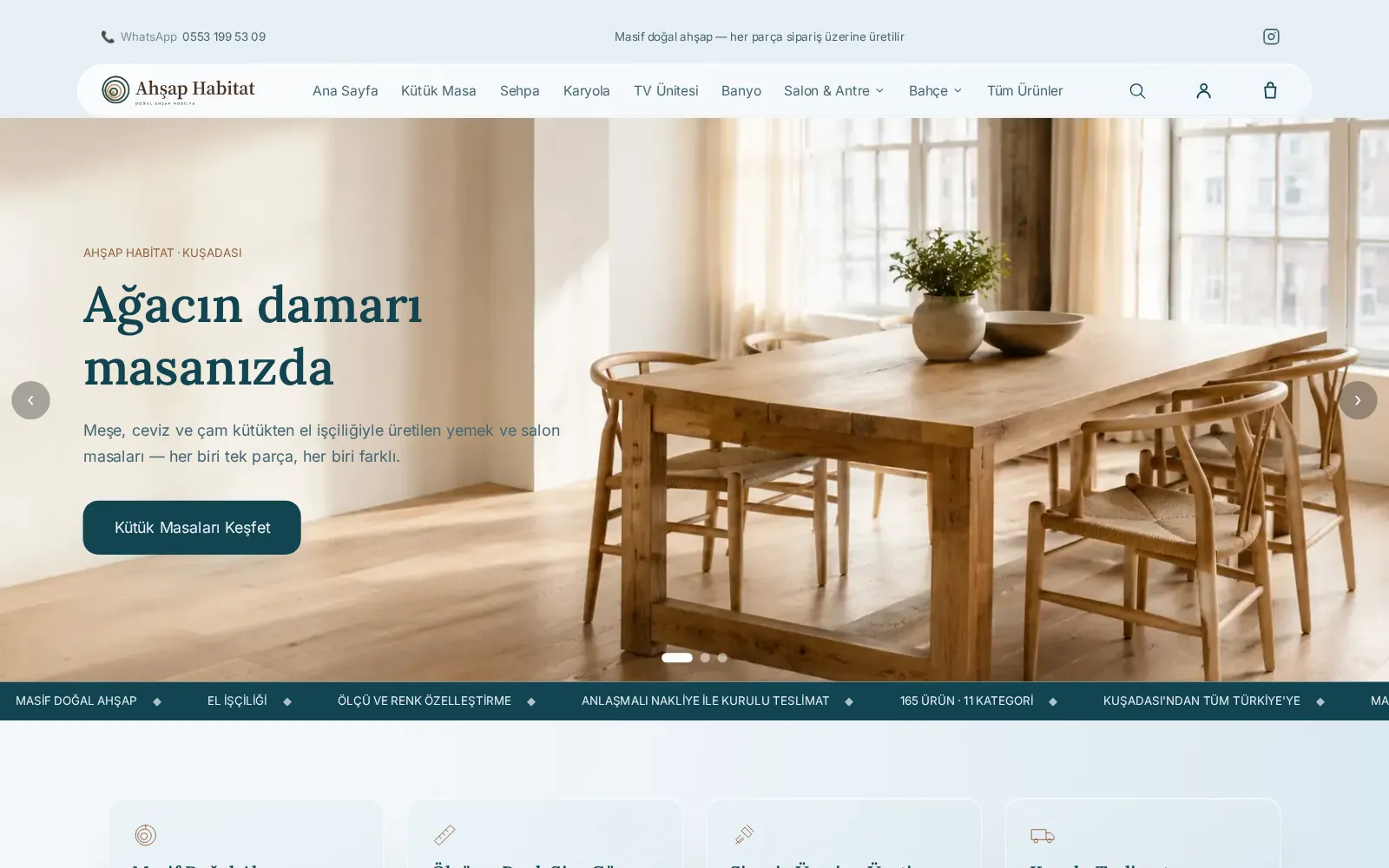 Ahşap Habitat mağaza ekran görüntüsü