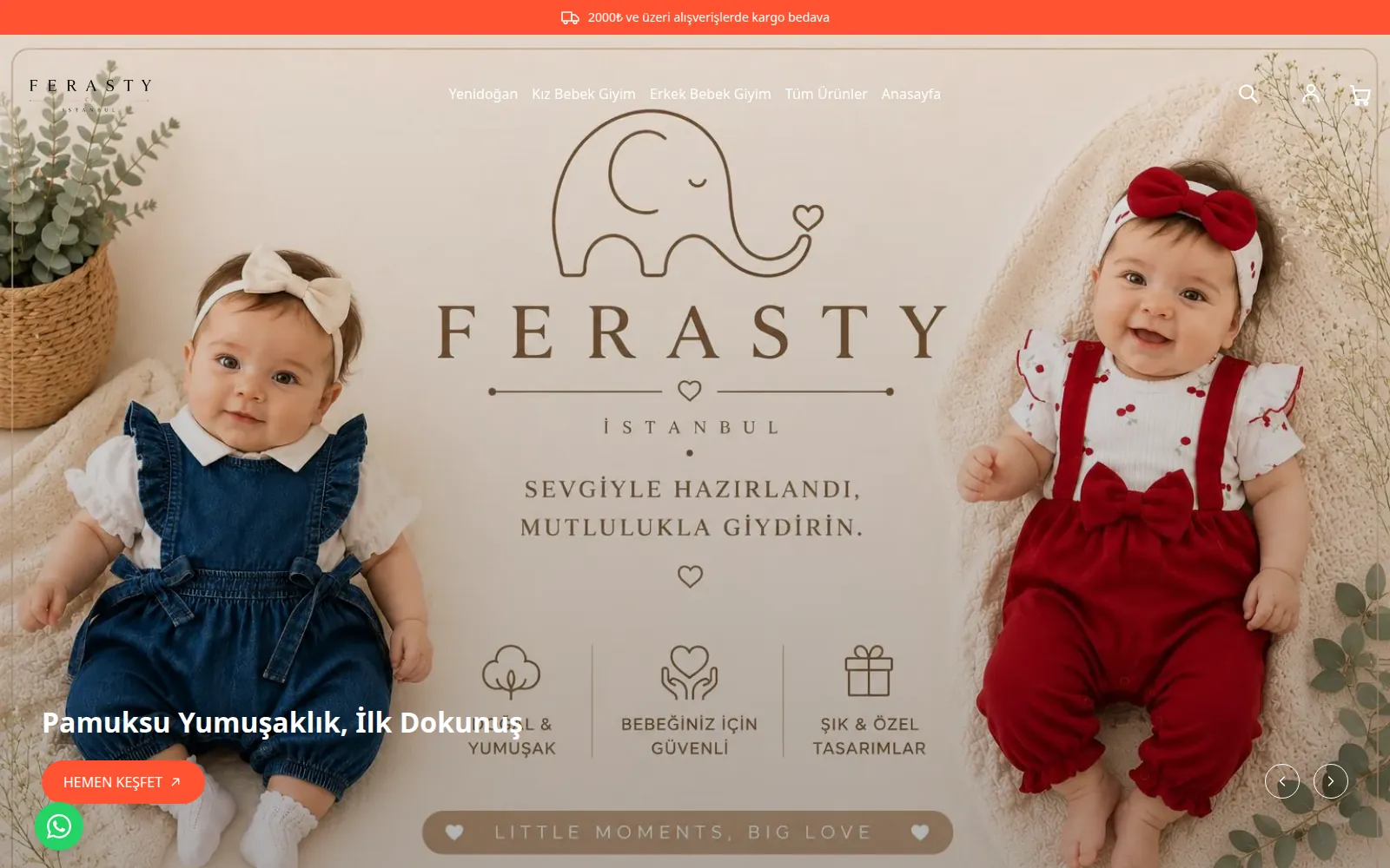 Ferasty İstanbul mağaza ekran görüntüsü