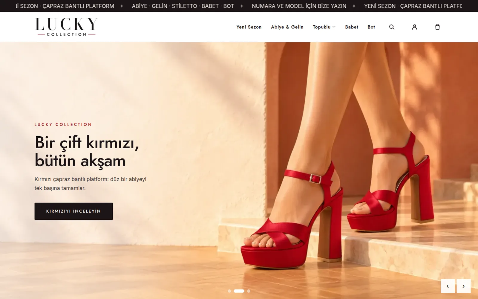 Lucky Collection mağaza ekran görüntüsü