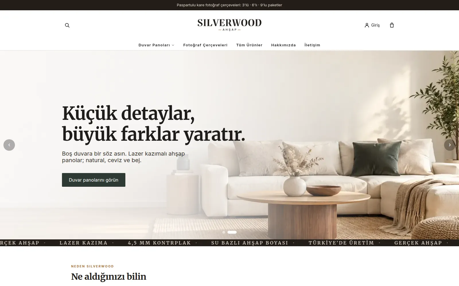 SILVERWOOD mağaza ekran görüntüsü