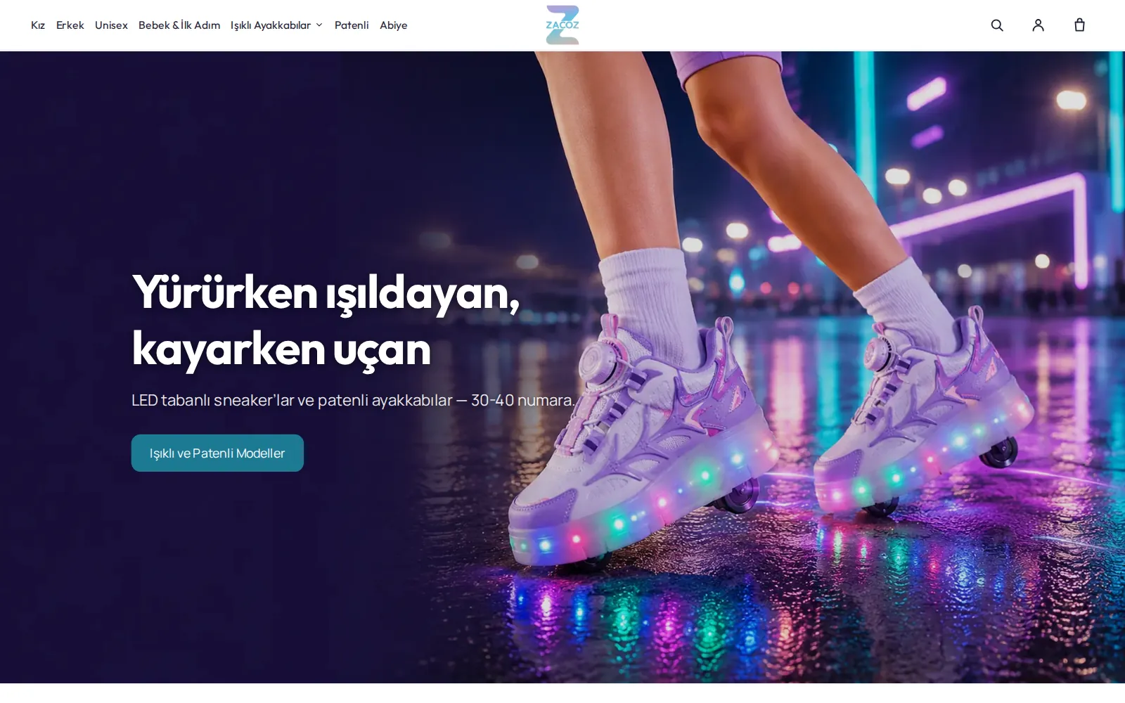 Zacoz mağaza ekran görüntüsü