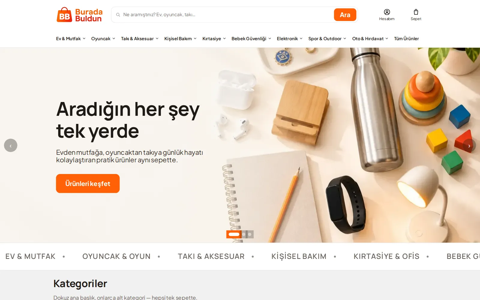 BuradaBuldun mağazası