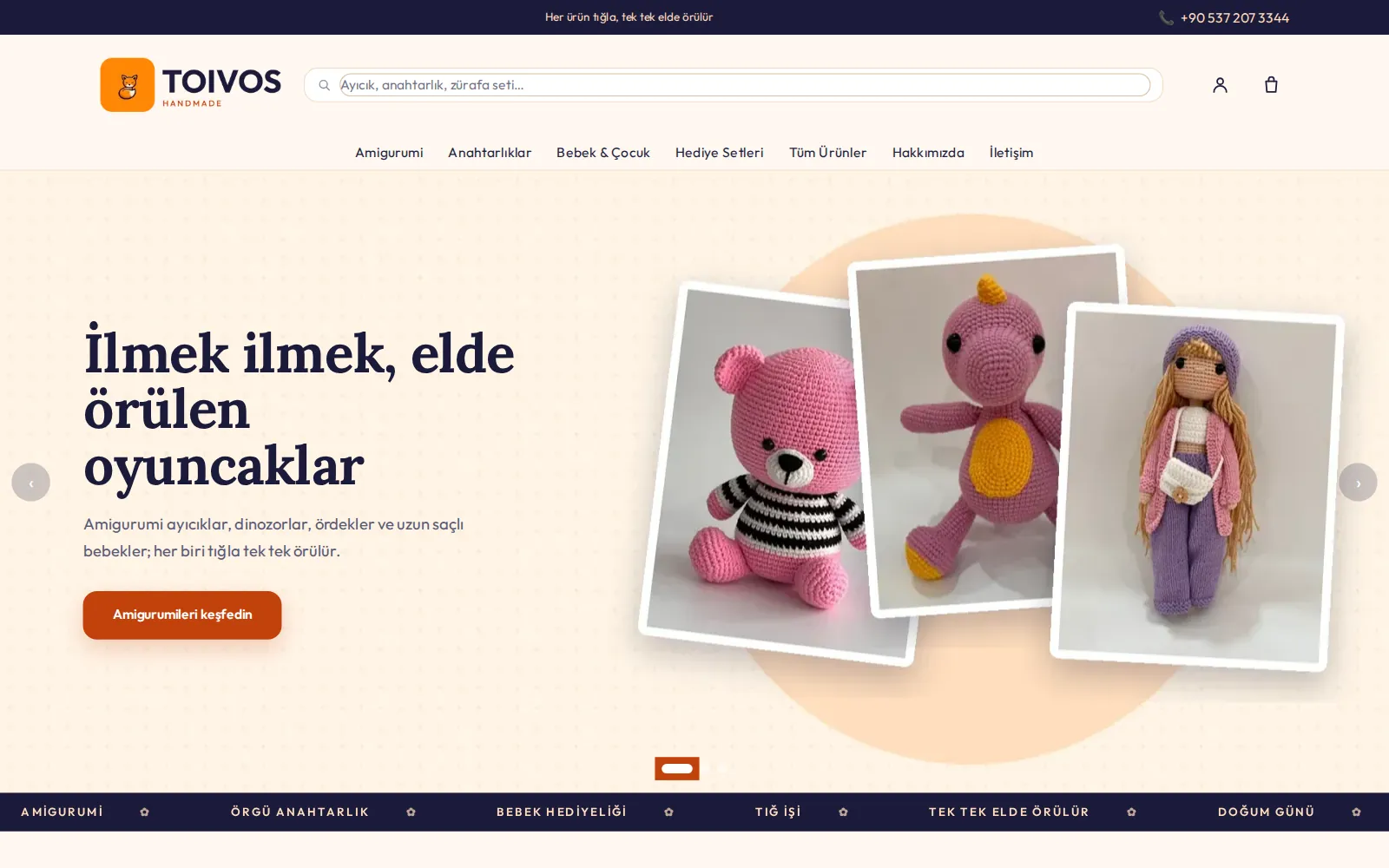 TOIVOS Handmade mağazası