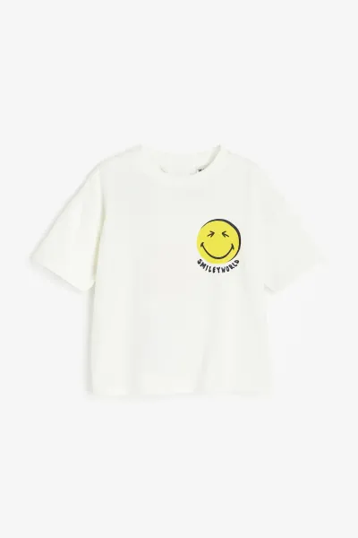 Erkek Çocuk Sırtı Baskı Detaylı T-Shirt