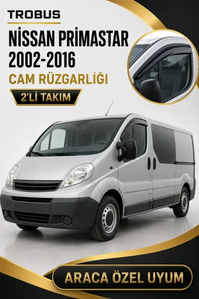 Nissan Primastar (2002-2016) Cam Rüzgarlığı 2'li