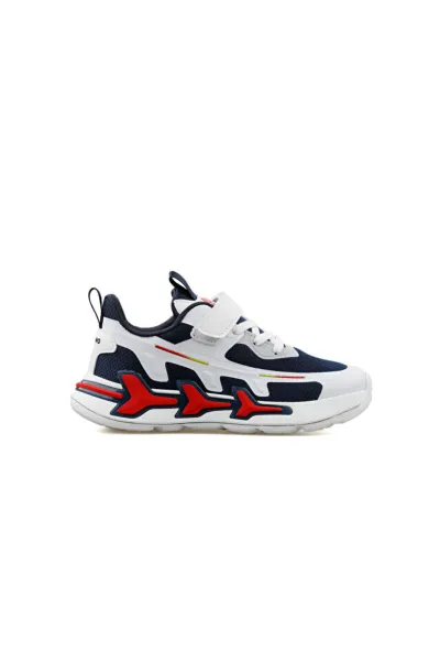 1952 Filet Lacivert Beyaz Unisex Çocuk Günlük Ayakkabı 1952-FILET-LACIVERT-BEYAZ Lacivert