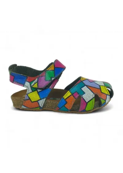 Renkli Deri ve Ortopedik Bebek Sandalet RR-B-0001