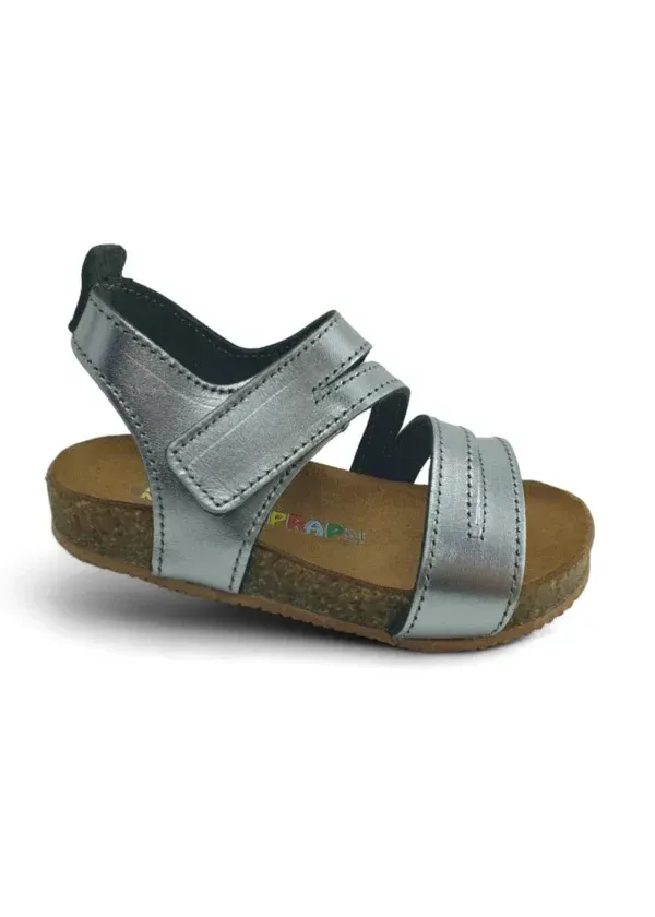 Platin Deri ve Ortopedik Bebek Sandalet