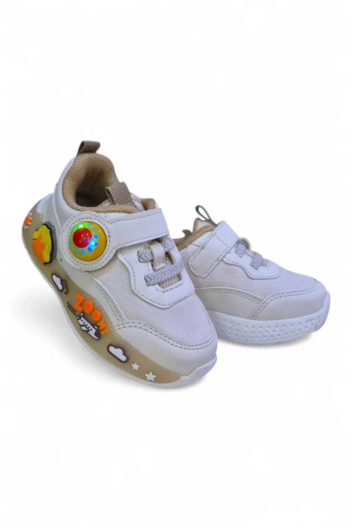 Ördek Desenli Ortopedik Taban Unisex Bebek Çocuk Spor Ayakkabı7