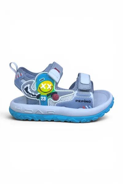 Işıklı Hafif ve Esnek Erkek Çocuk Sandalet PP-Ç-0014