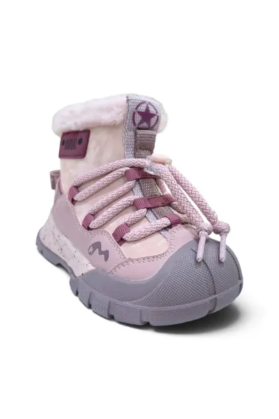 Anatomik Taban Sıcak Tutan Astar Kaymaz Taban Unisex Çocuk Bot CHEROKEE-P Pembe