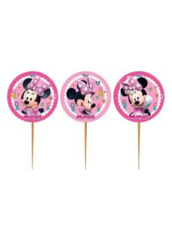 Minnie Mause Helpers Cupcake Kürdan Seti 10'lu