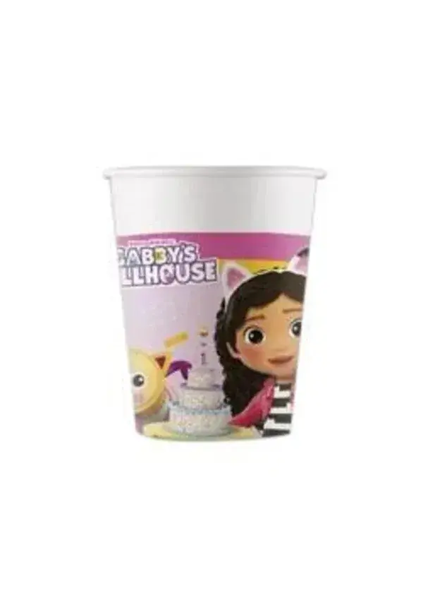 Gabby's Dollhouse Karton Bardak 8'li