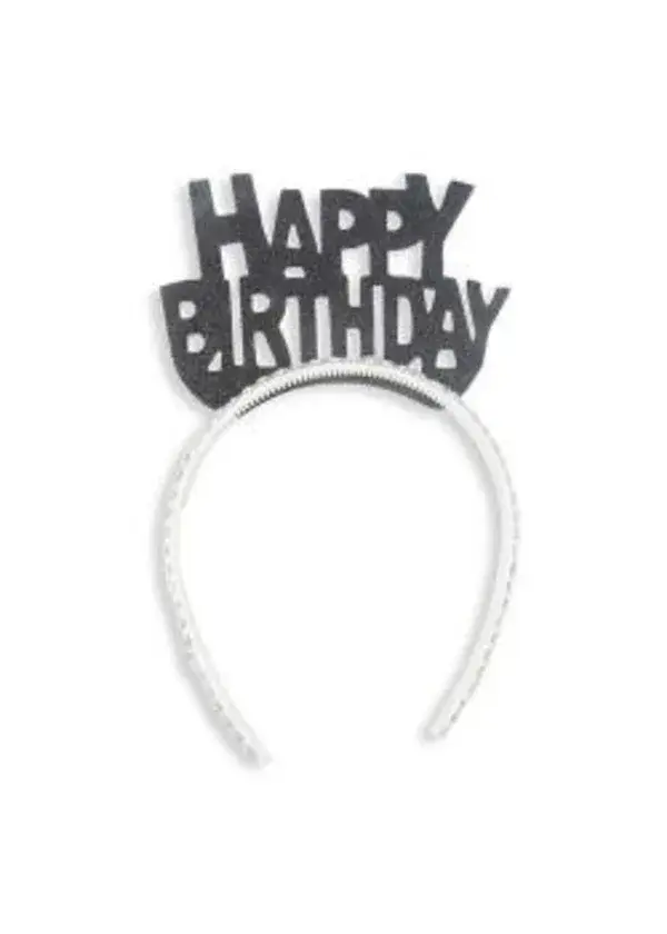 Happy Birthday Eva Taç Siyah