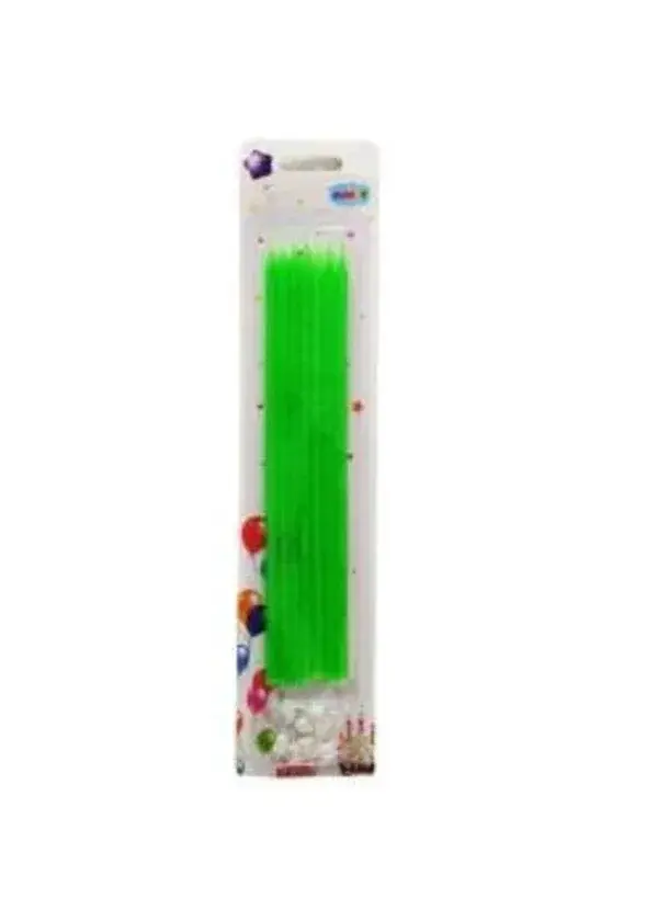 20cm Yeşil Mum 7'li