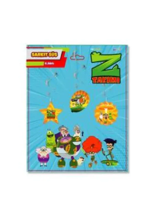 Z Takımı Tavan Süs Seti 6'lı
