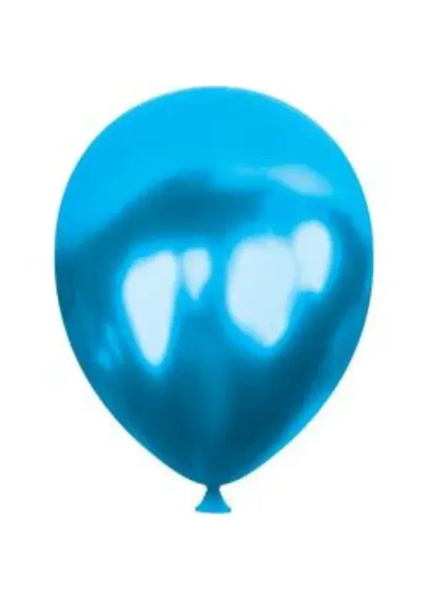 Metalik Mavi Balon 100'lü Paket