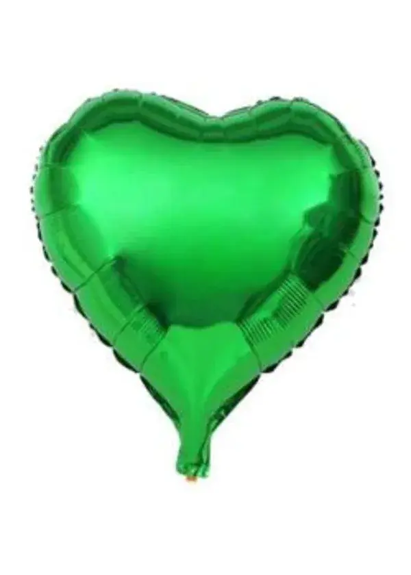 Yeşil Kalp Folyo Balon 45cm