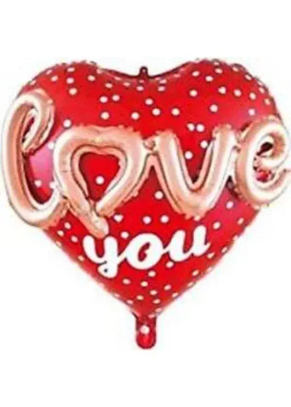 3D Kalp Love Folyo Balon 24inç