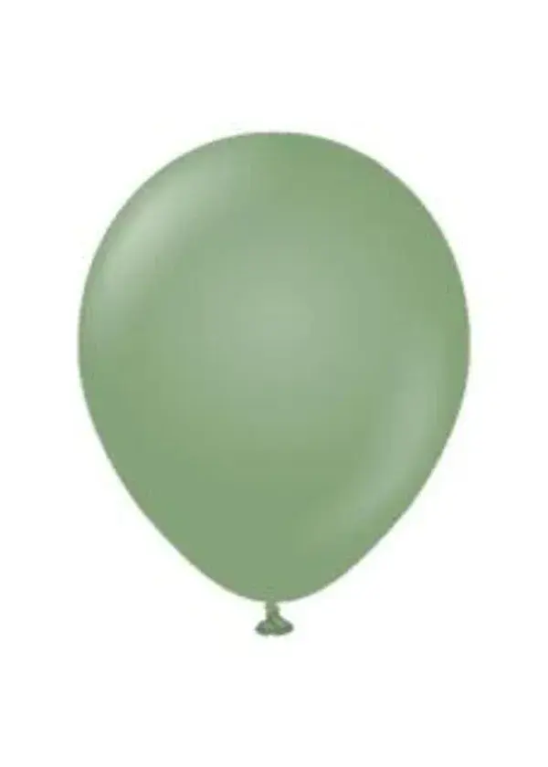 Pastel Okaliptüs Balon 10'lu Paket