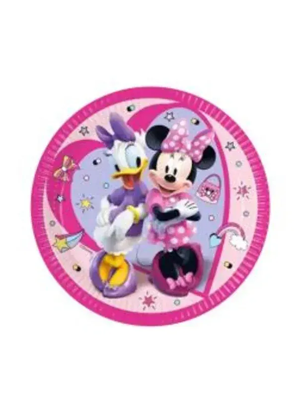 Minnie Junior Temalı Karton Tabak 23cm 8'li