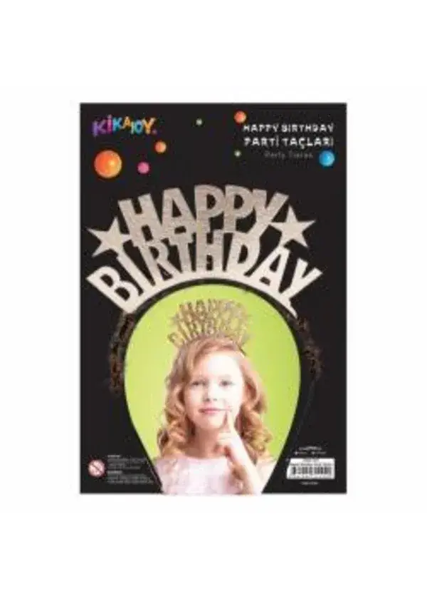 Happy Birthday Parti Tacı Rose Gold