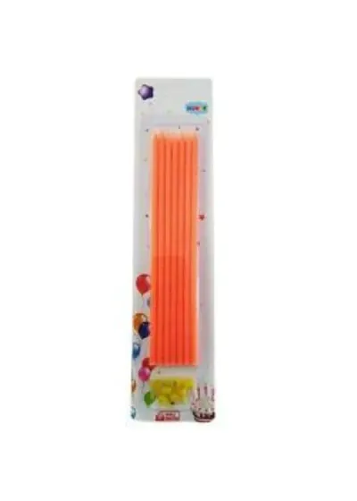 20cm Turuncu Mum 7'li