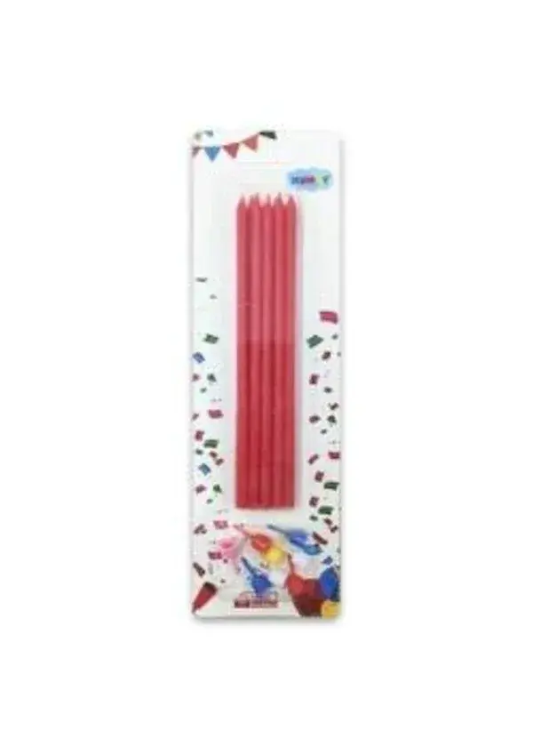 15cm Kırmızı Mum 10'lu