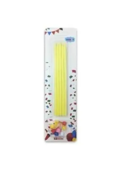 15cm Sarı Mum 10'lu