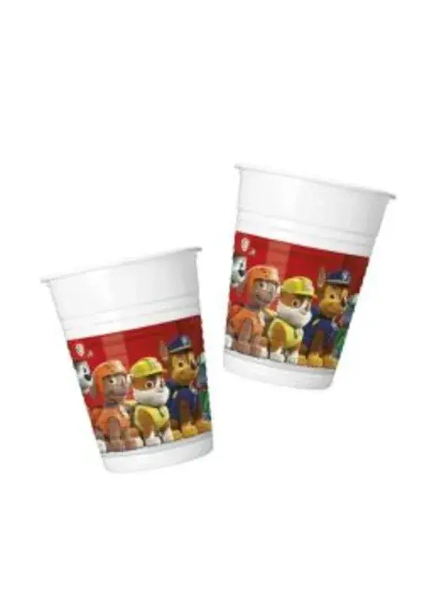 Paw Patrol Plastik Bardak 8'li