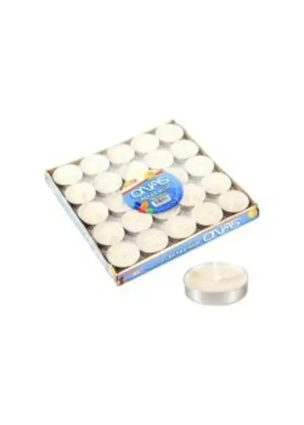 Beyaz Tealight Mum 50'li