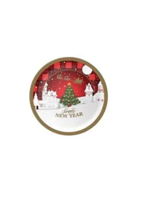 Happy New Year Karton Tabak 8'li