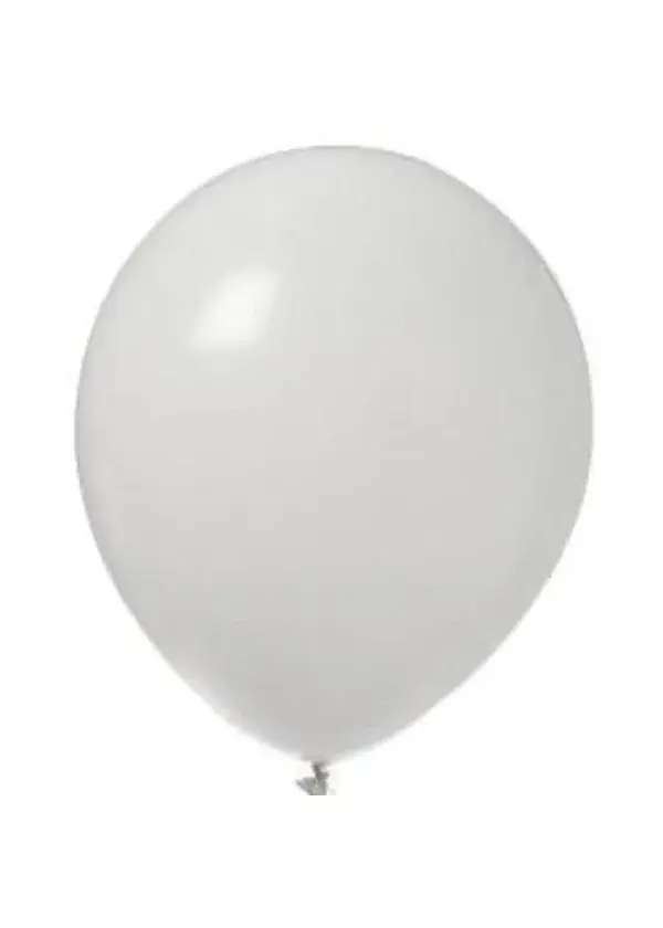 Pastel Mini Beyaz Dekorasyon Balonu 10'lu