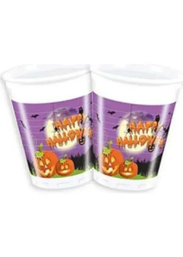 Halloween Plastik Bardak 8'li