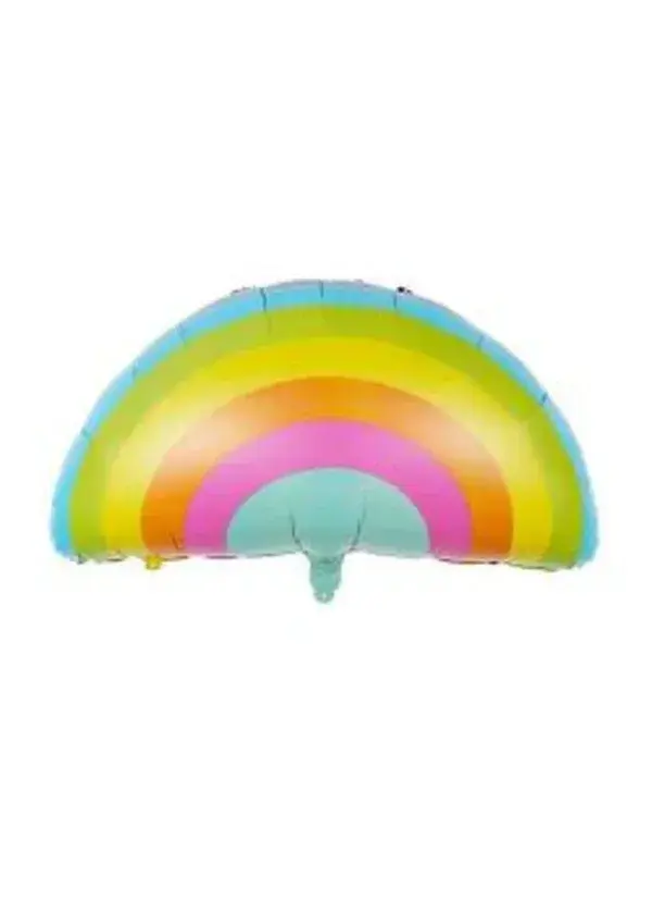 Gökkuşağı Makaron Folyo Balon