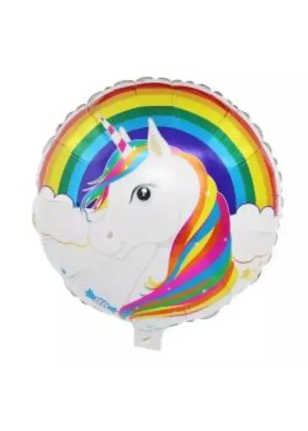 Unicorn Yuvarlak Folyo Balon 45cm