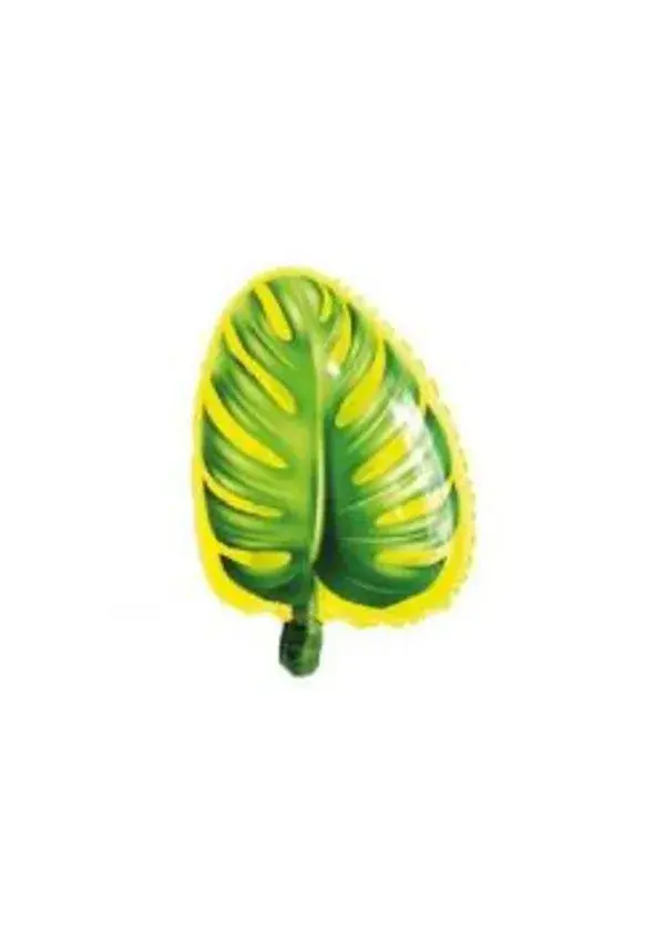Yaprak Folyo Balon Yeşil Sarılı