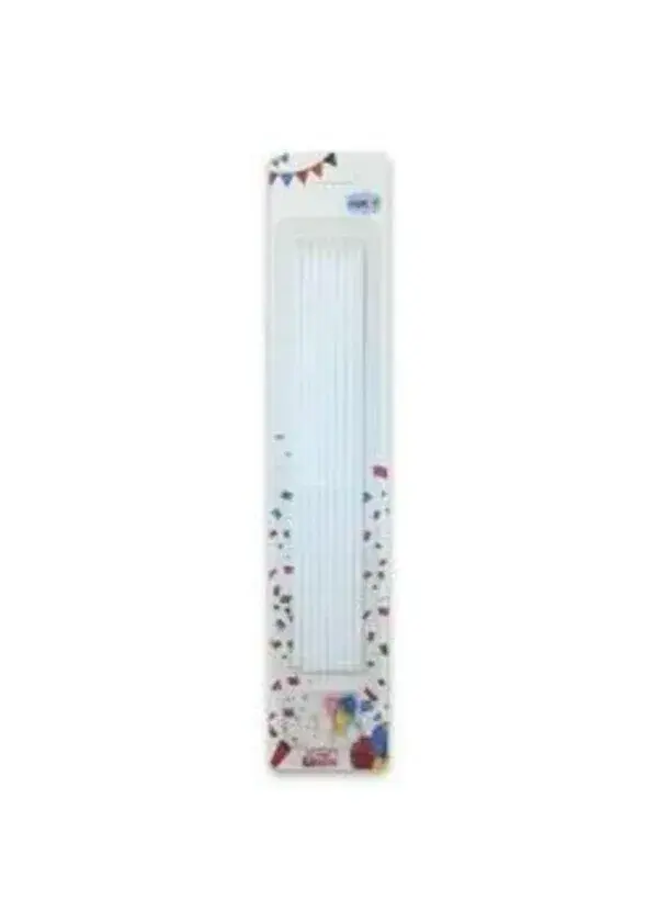 20cm Beyaz Mum 7'li
