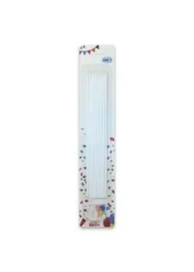 20cm Beyaz Mum 7'li