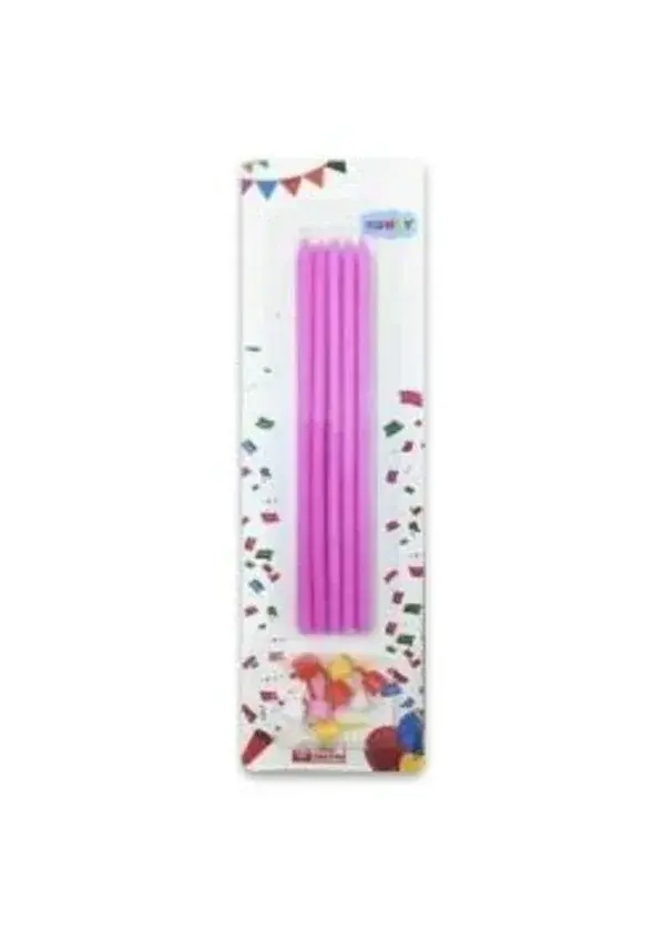15cm Pembe Mum 10'lu