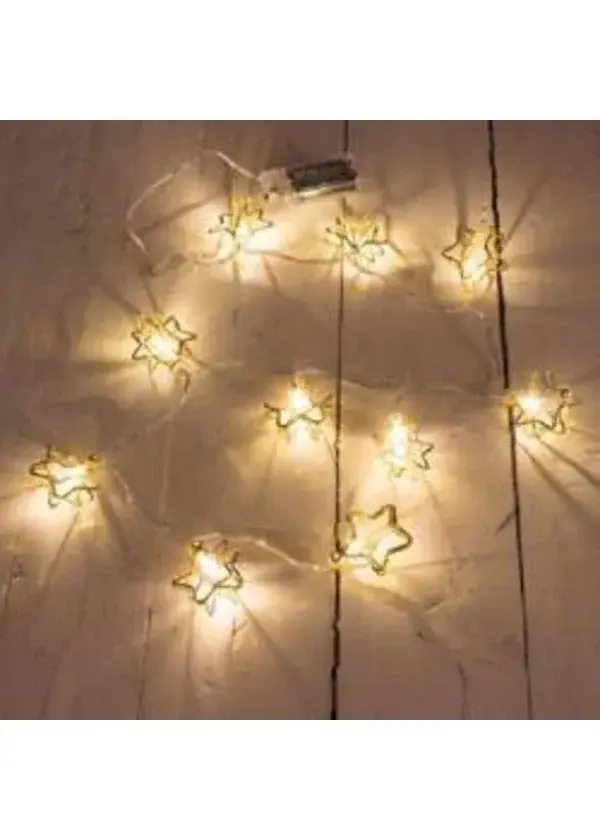 Yıldız  Figürlü Ampul Led Işık 10'lu