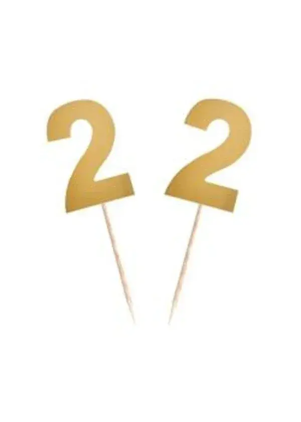 2 Altın Rakam Kürdan  20'li