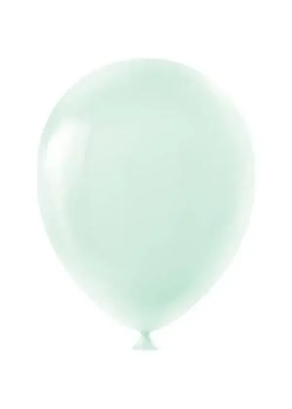 Pastel Mini Su Yeşili Dekorasyon Balonu 10'lu