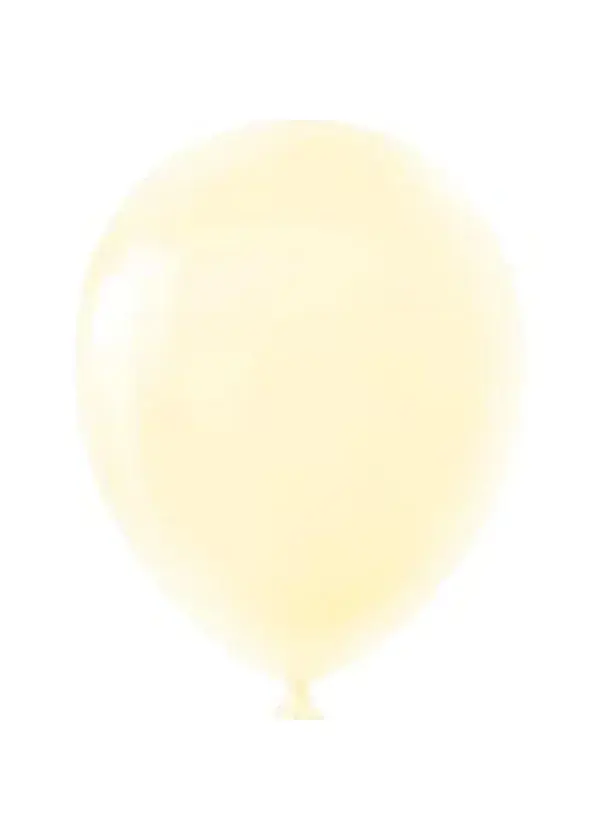 Pastel Mini Sarı Dekorasyon Balonu 10'lu