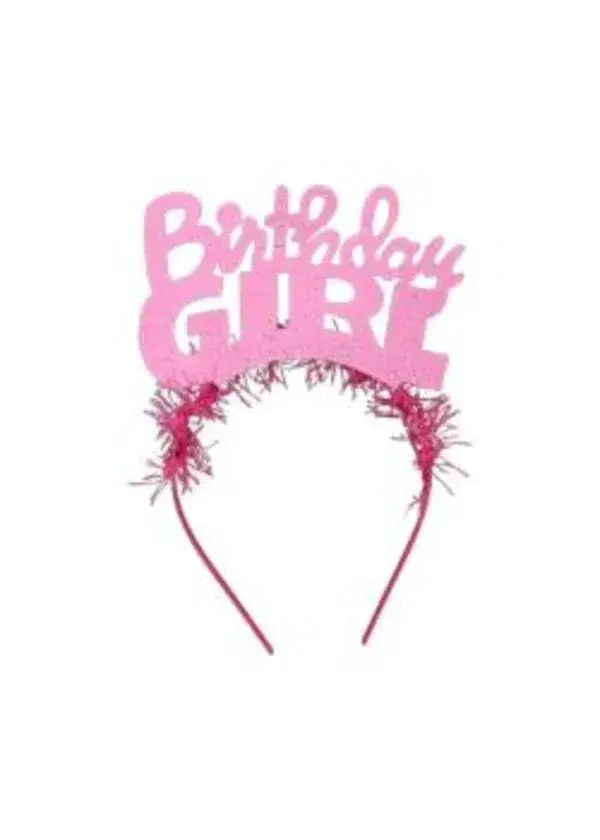 Birthday Girl Fuşya Taç