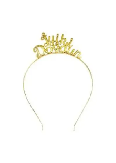İyi ki Doğdun Gold Metal Taç