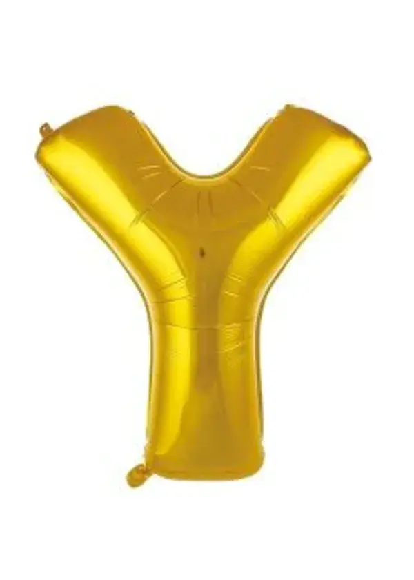 Y Harf Folyo Balon Altın 75cm