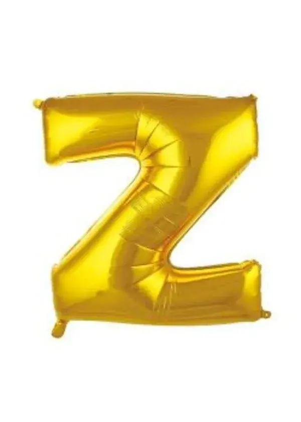 Z Harf Folyo Balon Altın 75cm