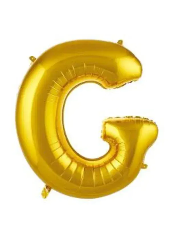 G Harf Folyo Balon Altın 75cm