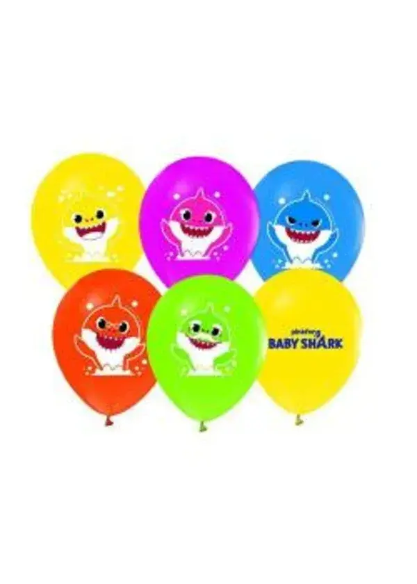 Baby Shark Balon 5'li Paket